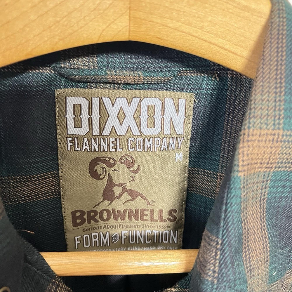 DIXXON Flannel Co. Form Function Green Plaid Pearl Snap Shirt Women's Size M - Picture 3 of 5